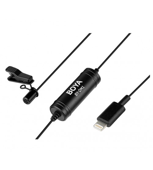 Boya BY-DM1 Lavalier Microphone with Lightning Conector